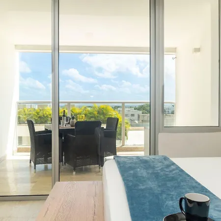 Apartamento Cb543 | Boho Con Balcón + Piscina + Wifi Veloz *